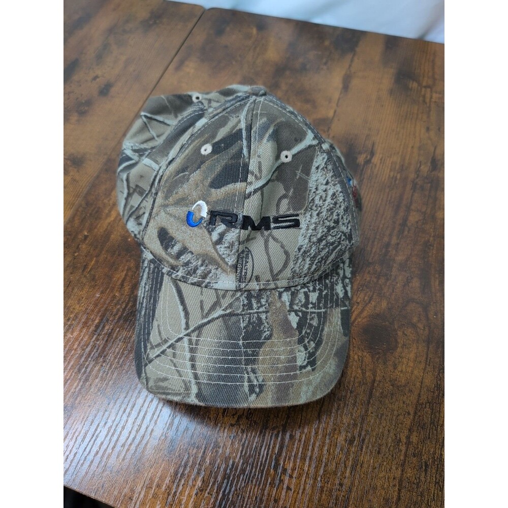 VTG RMS Road Machinery Supplies Camo Hat Kati Sportcap Realtree Hardwoods Cap
